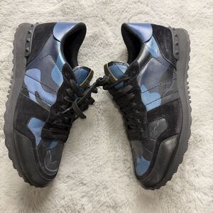 AUTHENTIC VALENTINO CAMOUFLAGE ROCKRUNNER SNEAKER Mens 44 /  US 11 authentic